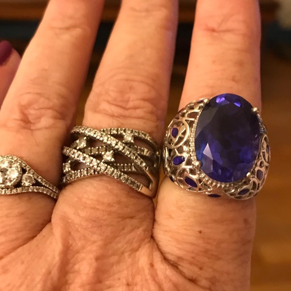 Sterling silver ring - Picture 2 of 2